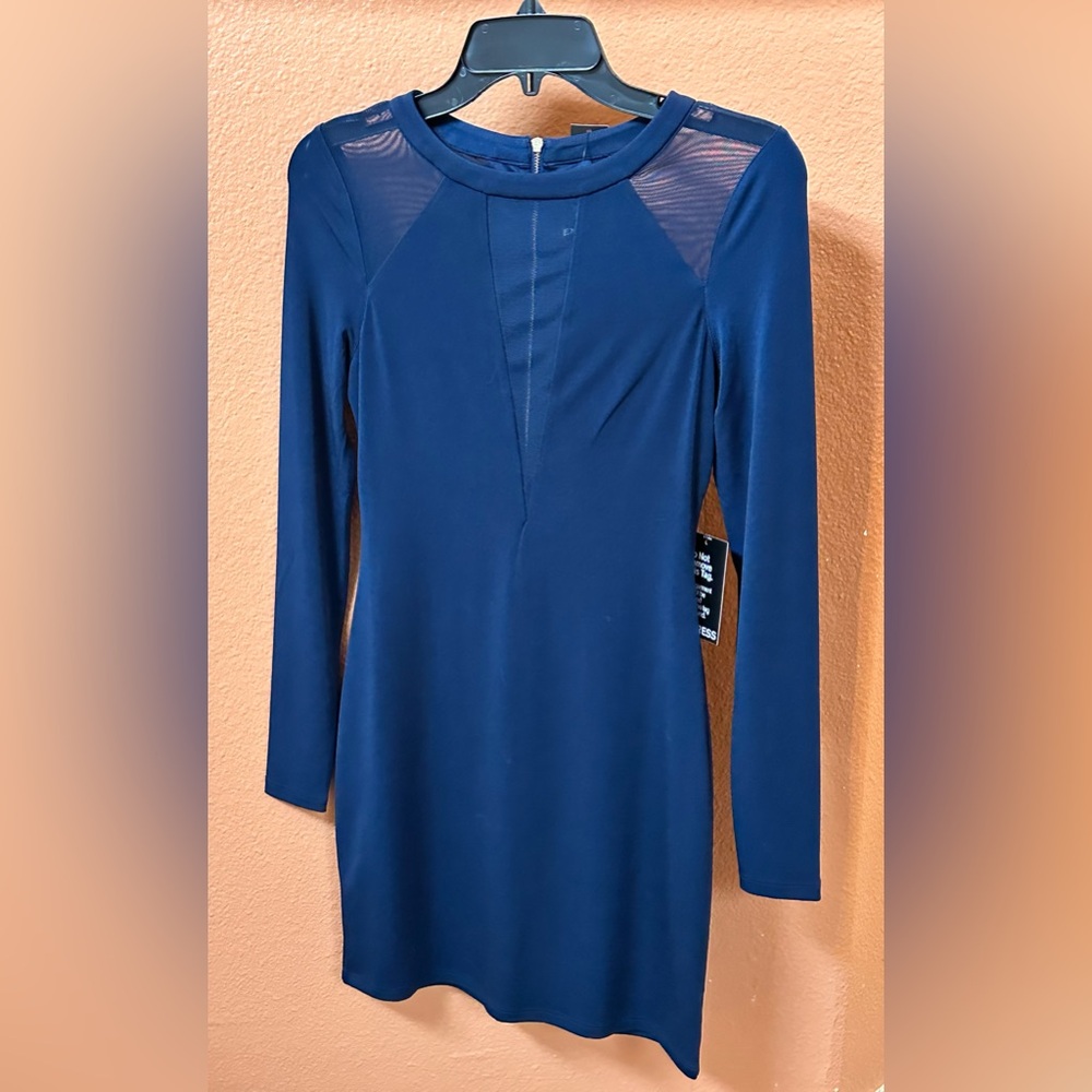 Express navy cocktail dress